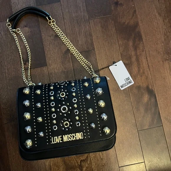 Love Moschino studded shoulder bag - Picture 3 of 8